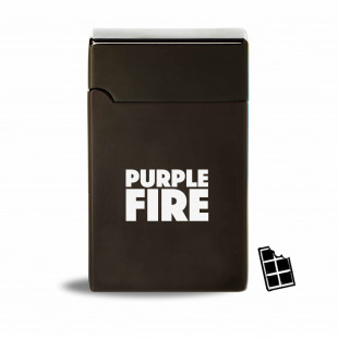 ISQUEIRO PURPLEFIRE® - AROMA CHOCOLATE - PRETO